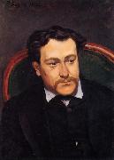 Frederic Bazille Portrait of Edouard Blau oil